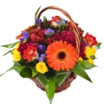 Корзина с цветами Небесное лукошко